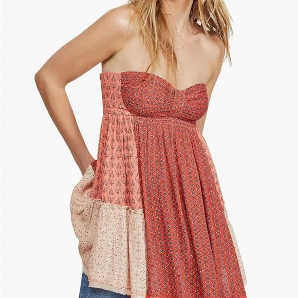 Free People Across The Sea Strapless Tunic | Size s - Picture 7 of 7